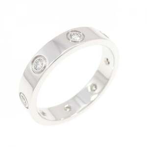 CARTIER Silver Diamond Love Ring